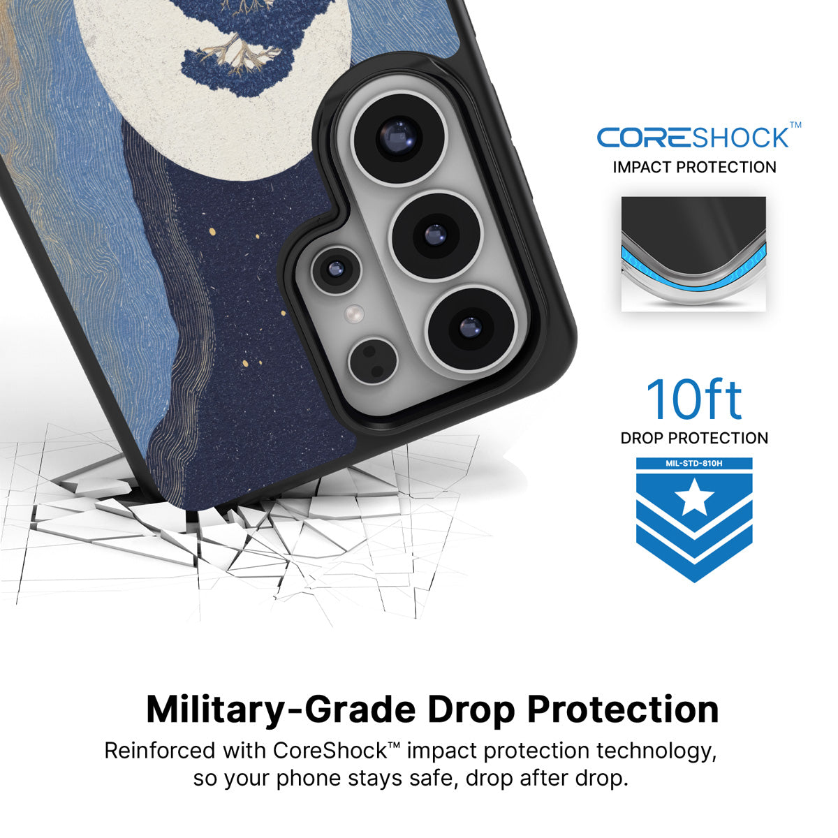 Aura Farming Samsung Galaxy S26 Ultra case with 10ft military-grade drop protection