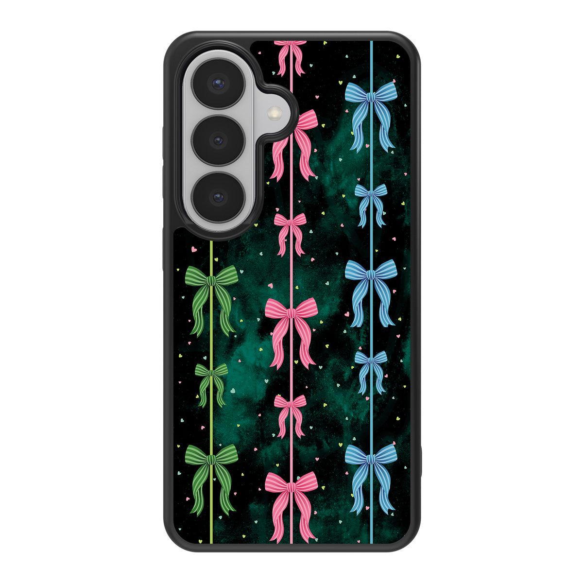 Aurora Bow design back view – Samsung Galaxy S26 case