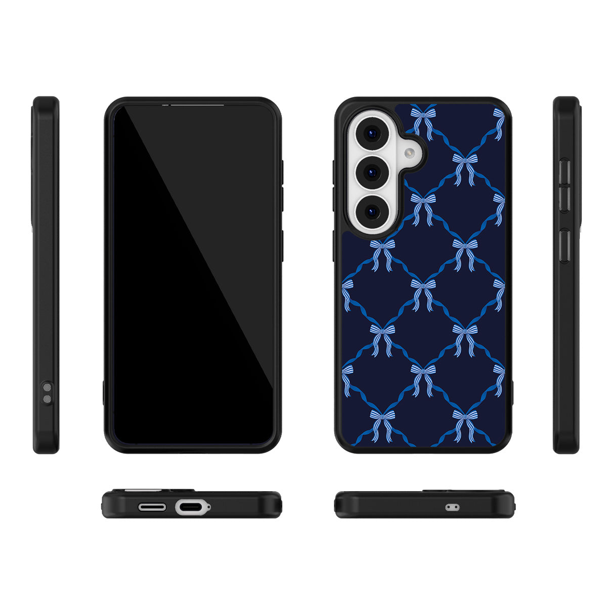 Azure Elegance Samsung Galaxy S26 Plus case – multi-angle view
