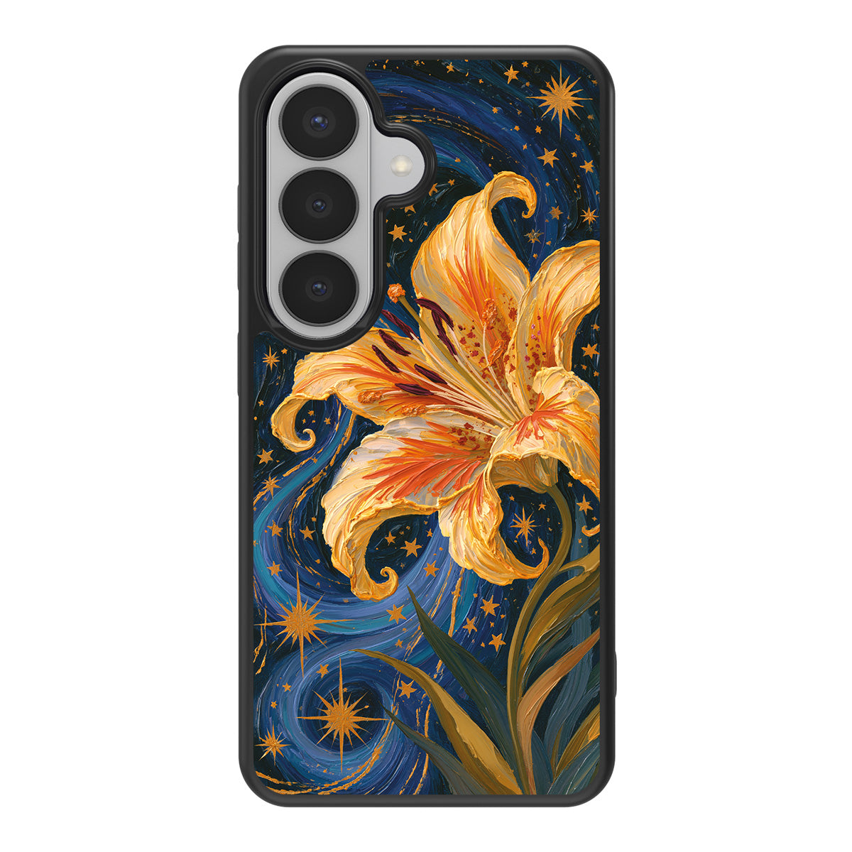 Celestial Bloom design back view – Samsung Galaxy S26 Plus case