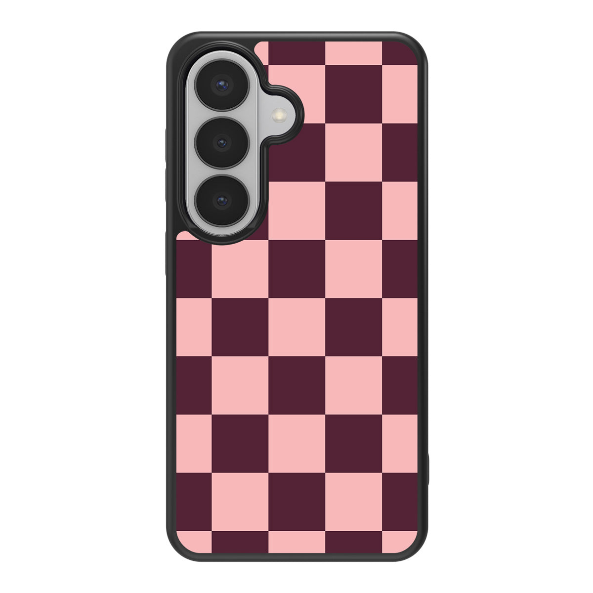 Claret Tile design back view – Samsung Galaxy S26 Plus case