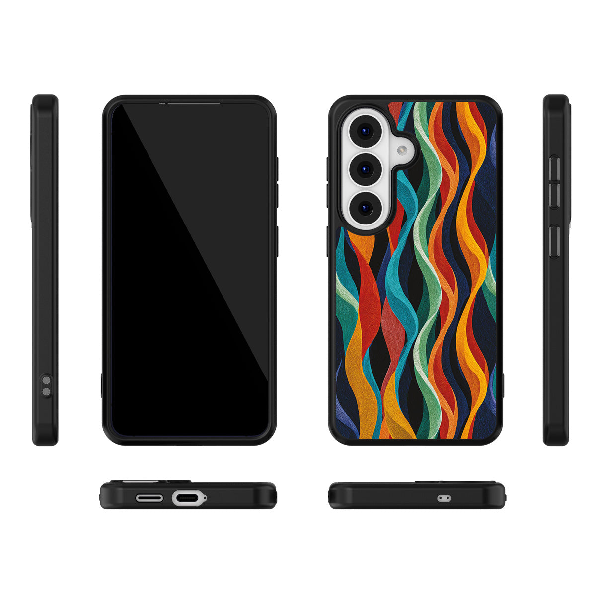 Coastal Waves Samsung Galaxy S26 Plus case – multi-angle view