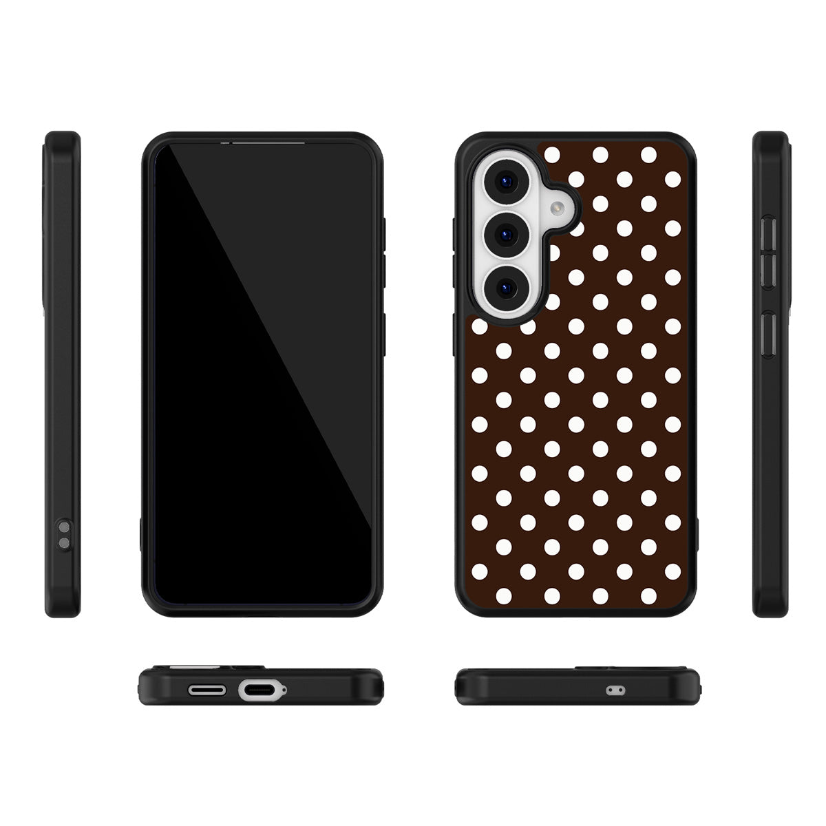 Cocoa Confetti Samsung Galaxy S26 Plus case – multi-angle view