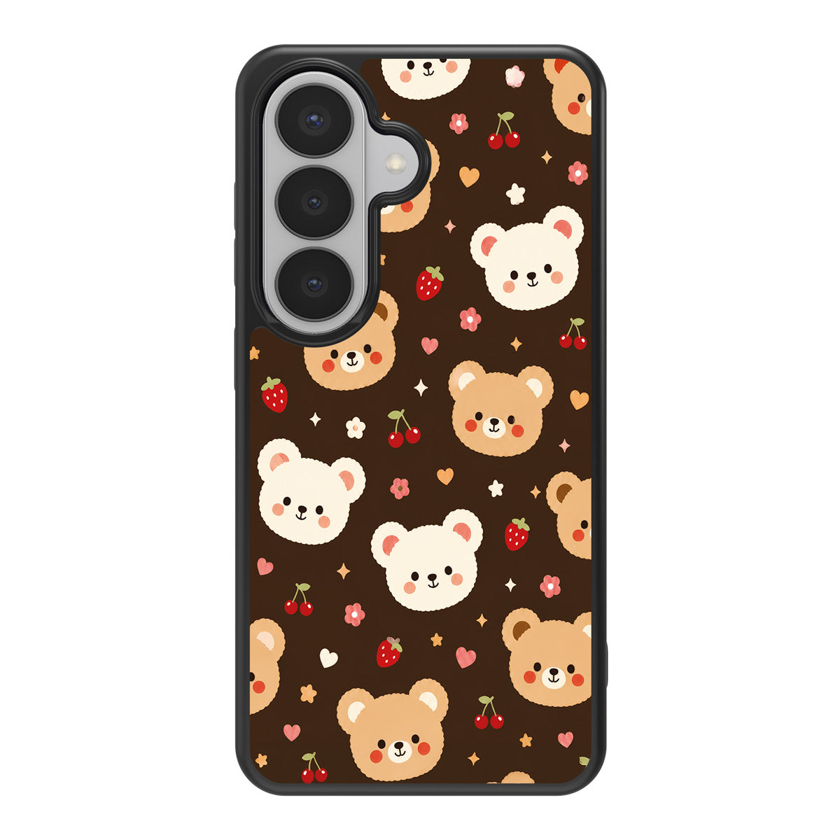 Cocoa Cuddles design back view – Samsung Galaxy S26 case