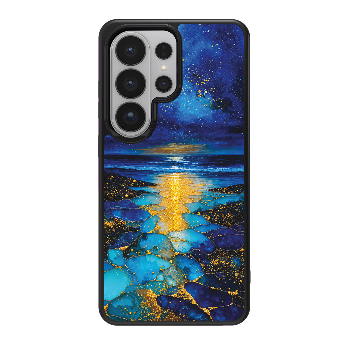 Cosmic Seascape design back view – Samsung Galaxy S26 Ultra case