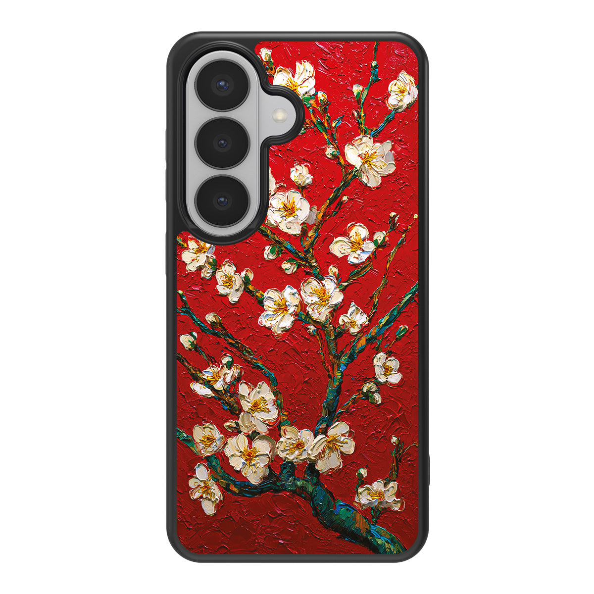 Crimson Blossom design back view – Samsung Galaxy S26 Plus case
