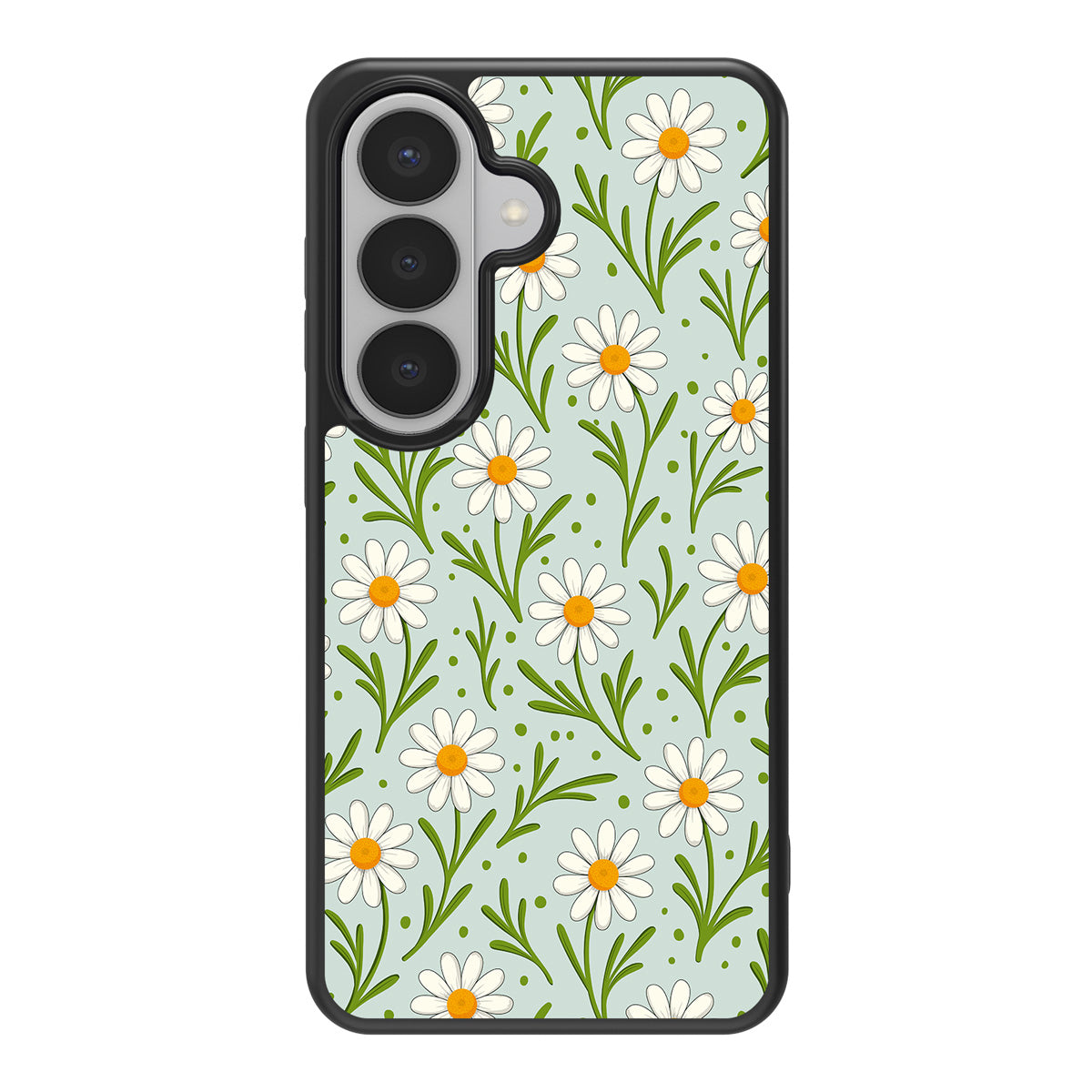 Daisy Flowers design back view – Samsung Galaxy S26 case