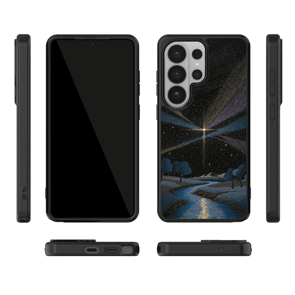 Falling Star Samsung Galaxy S26 Ultra case – multi-angle view