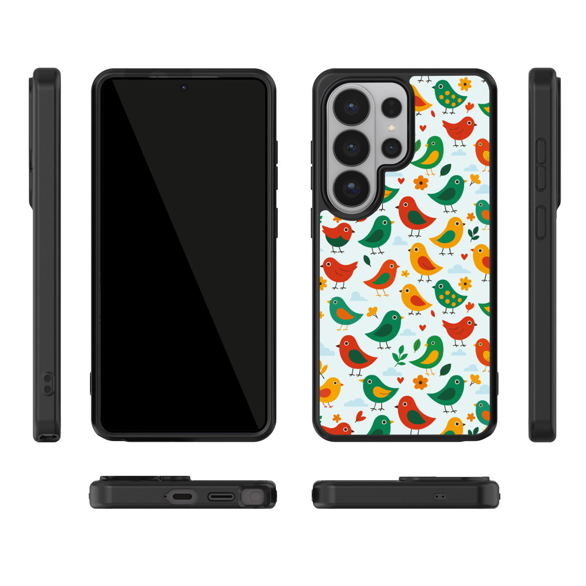 Feathered Friends Samsung Galaxy S26 Ultra case – multi-angle view