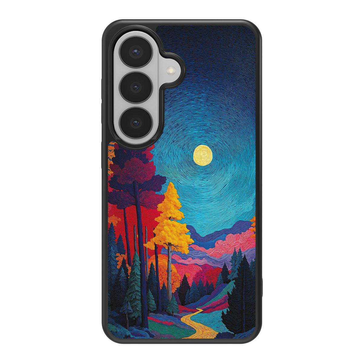Folk Valley design back view – Samsung Galaxy S26 case