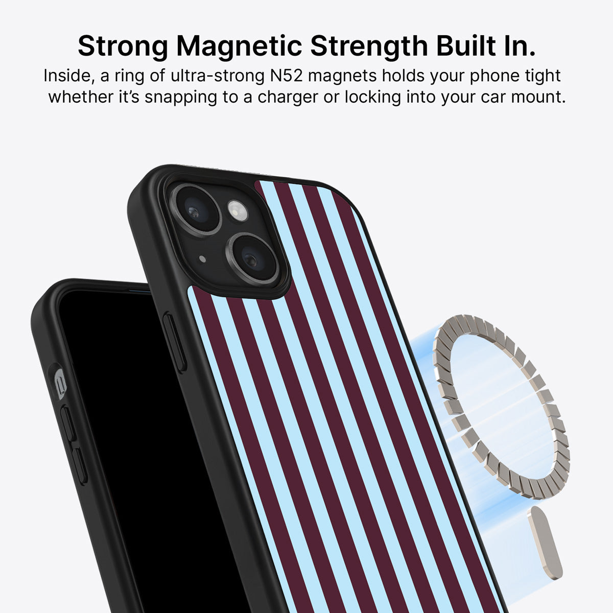 iPhone 13 MagSafe case – Cabernet Column design