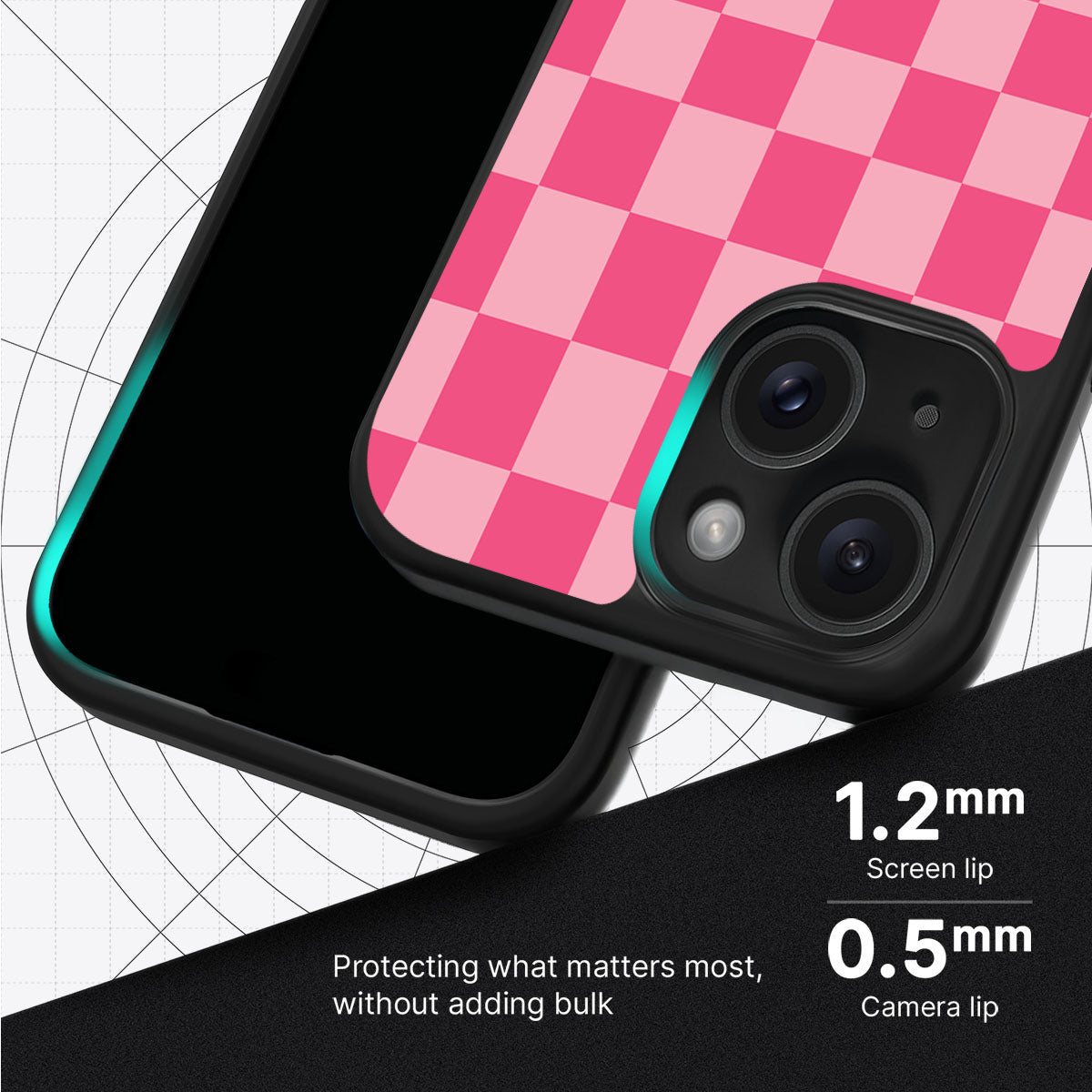 Candy Check slim iPhone 13 phone case