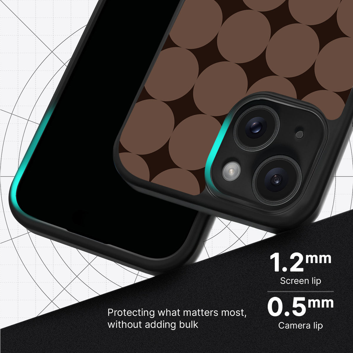 Choco Buttons - iPhone 13 Case #case type_core (magsafe), #case type_core (non magsafe)