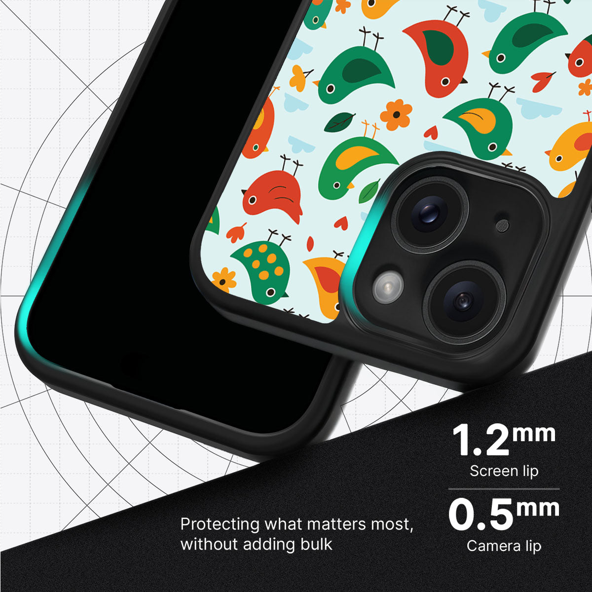 Feathered Friends - iPhone 13 Case #case type_core (magsafe), #case type_core (non magsafe)