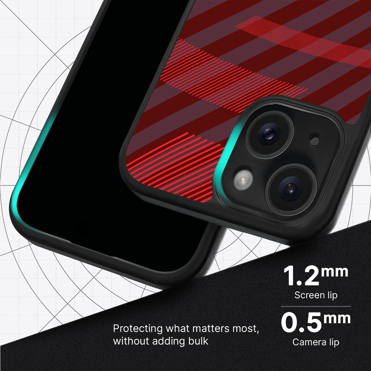 Orange Twill Play - iPhone 13 Case #case type_core (magsafe), #case type_core (non magsafe)