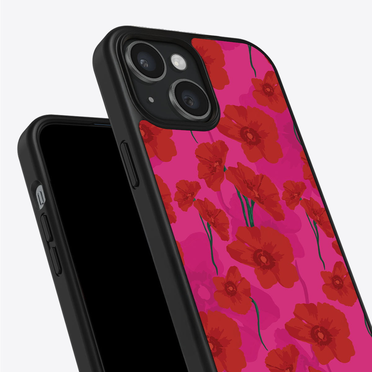 Pink Poppies - iPhone 13 Case #case type_core (non magsafe)