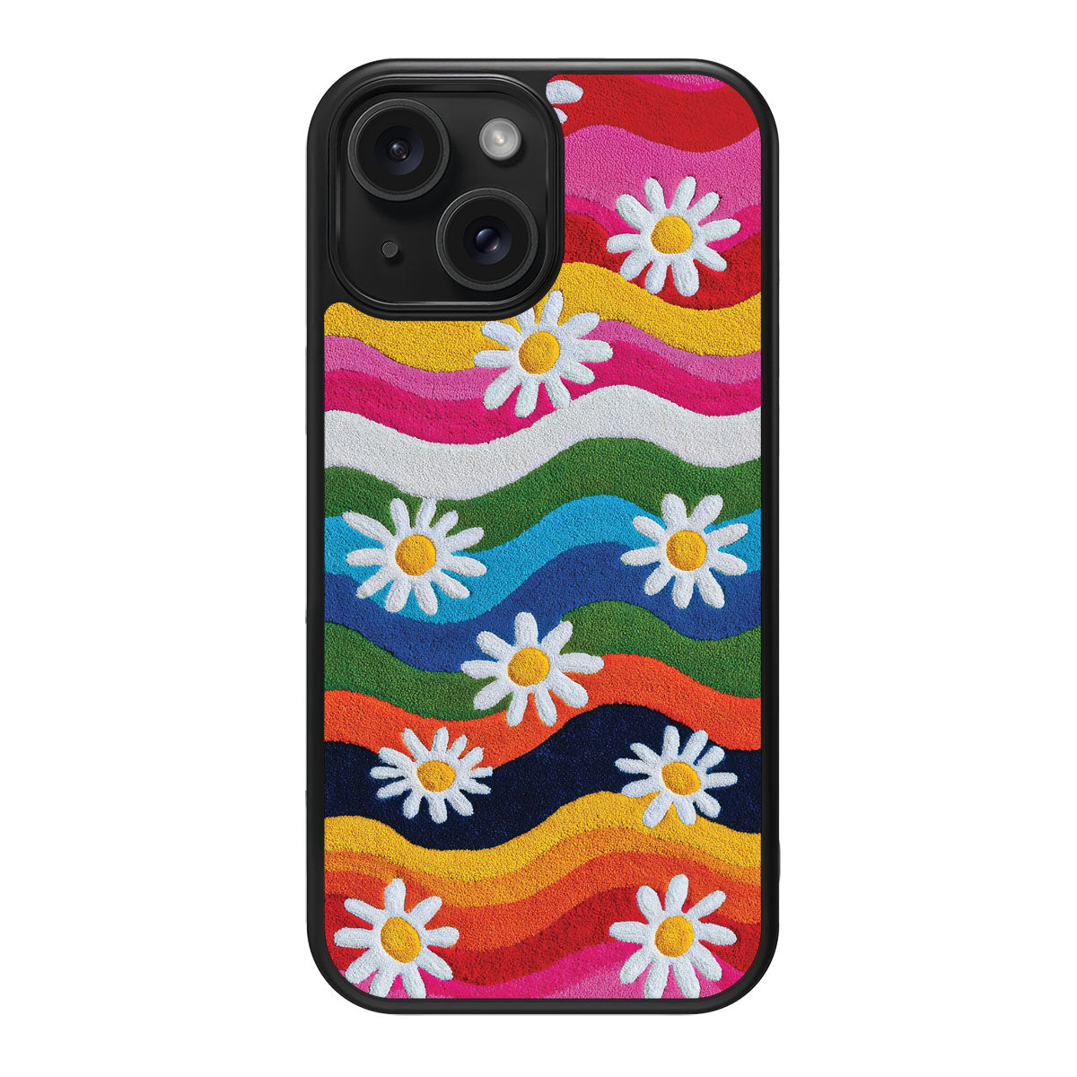 iPhone 13 Case with MagSafe – Rainbow Daisy