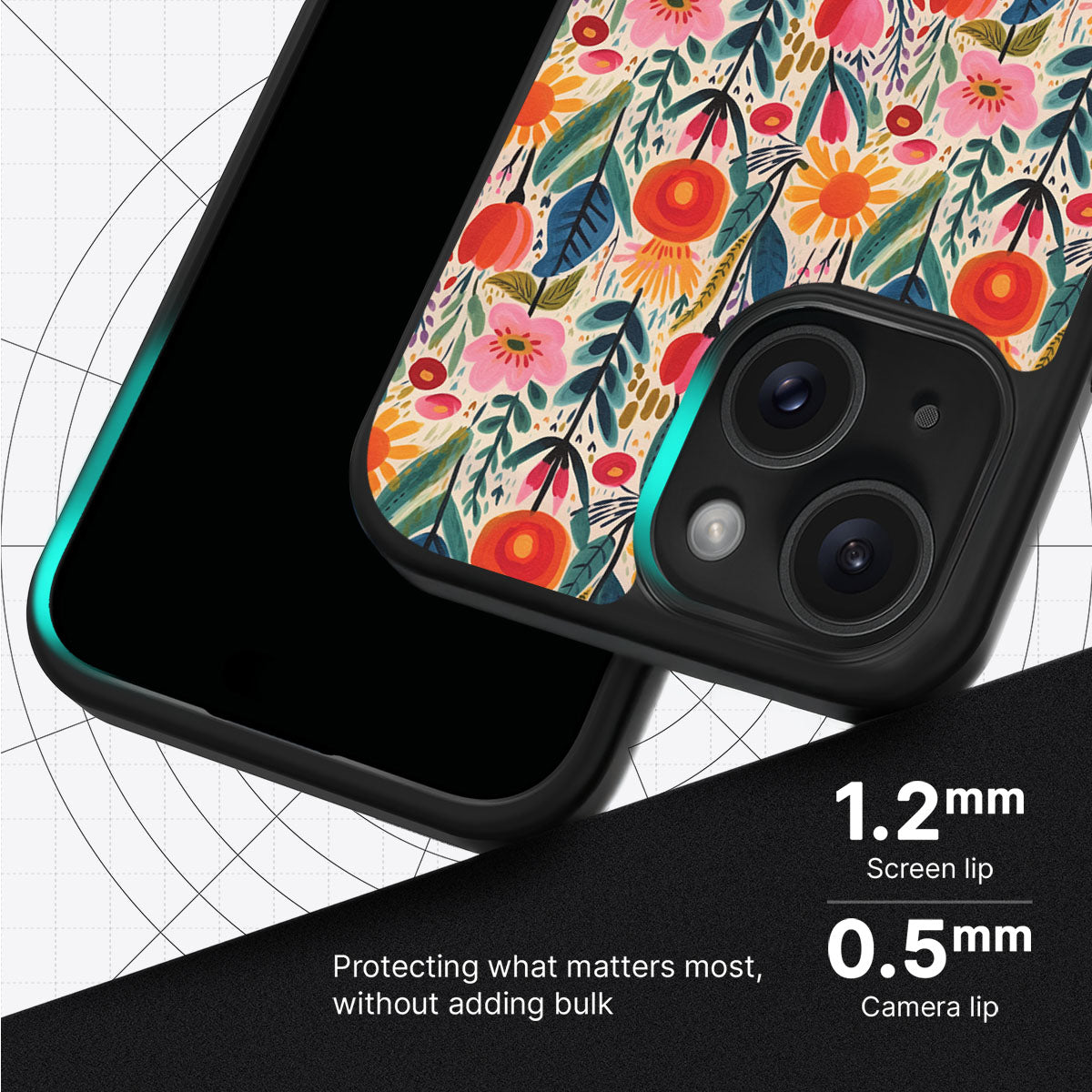 Wild Blossoms - iPhone 13 Case #case type_core (magsafe), #case type_core (non magsafe)