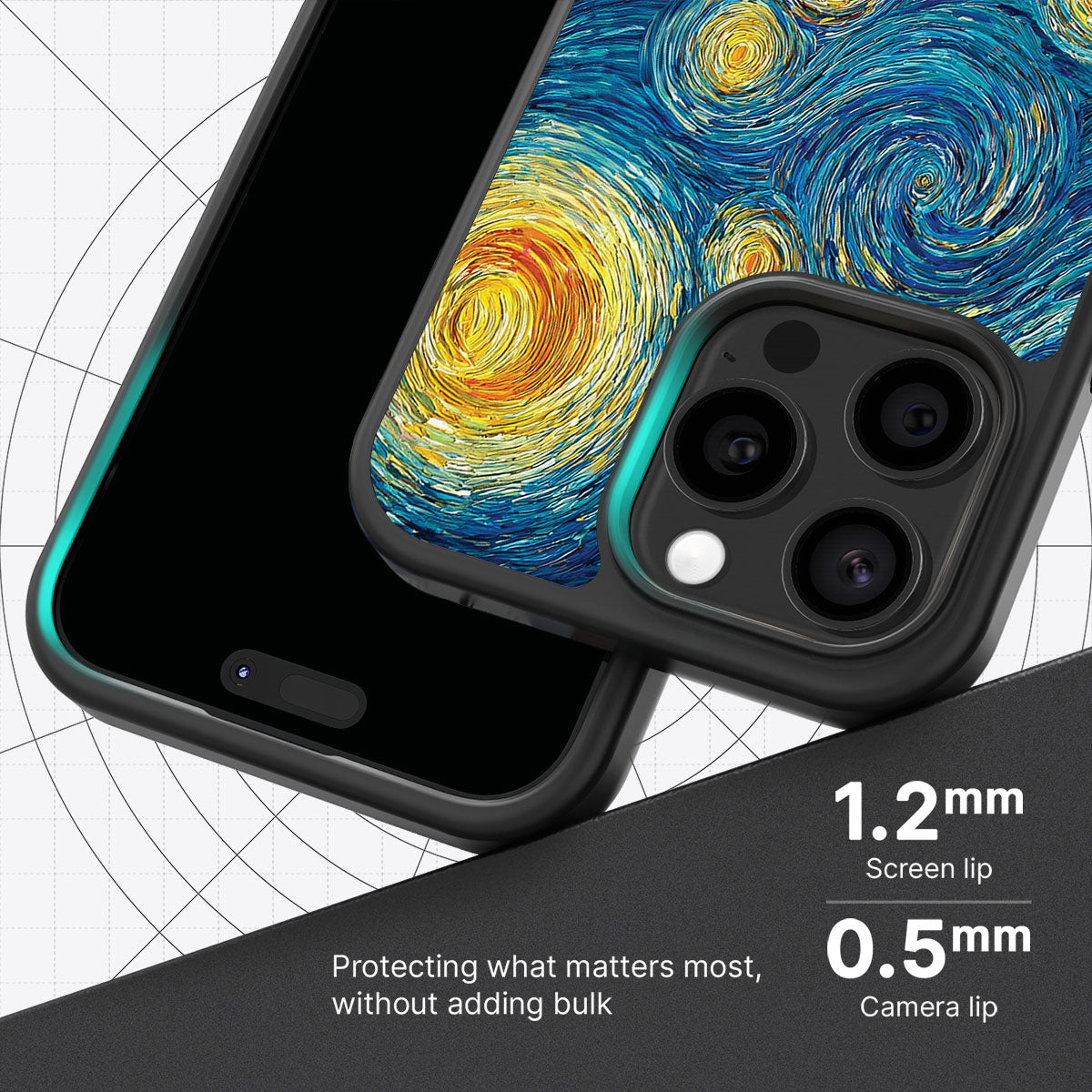Astral Waves - iPhone 13 Pro Case #case type_core (magsafe), #case type_core (non magsafe)