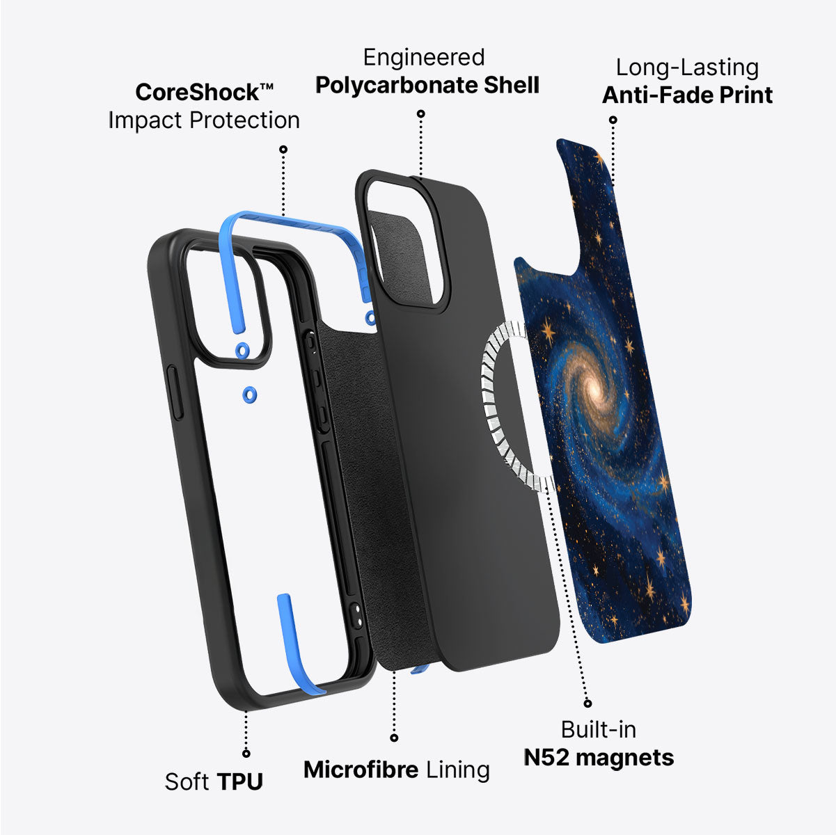 Cosmic Tide - iPhone 13 Pro Case