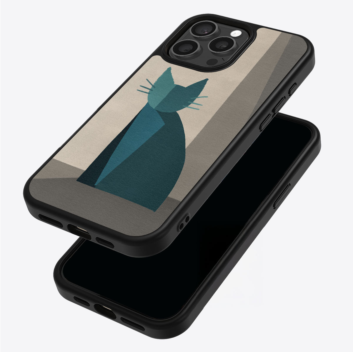 Cubist Feline - iPhone 13 Pro Case #case type_core (magsafe), #case type_core (non magsafe)