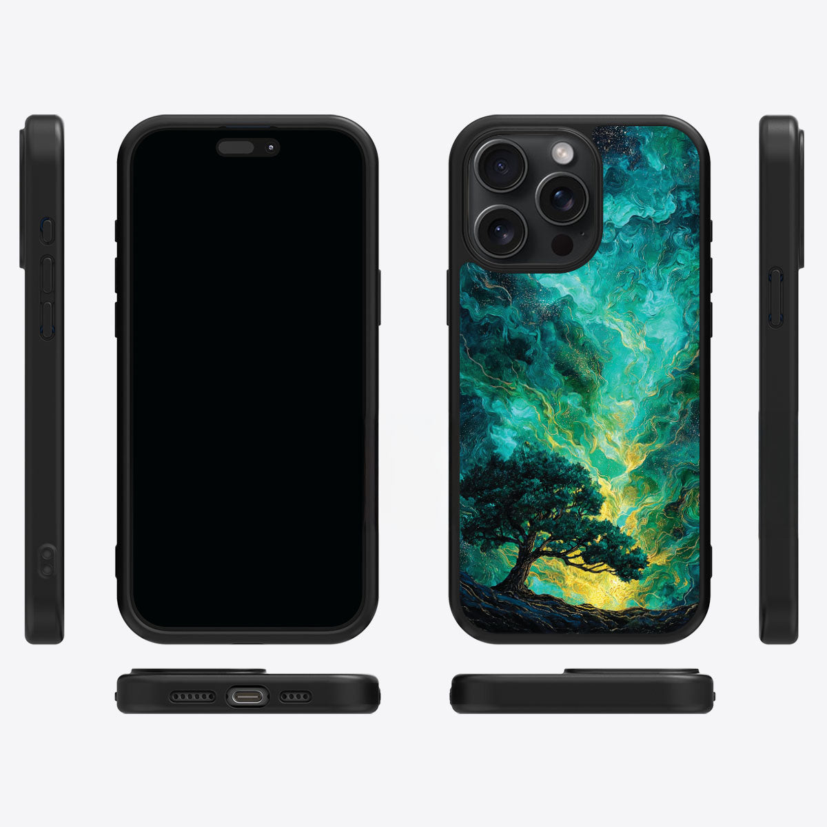 Emerald Storm - iPhone 13 Pro Case #case type_core (magsafe), #case type_core (non magsafe)