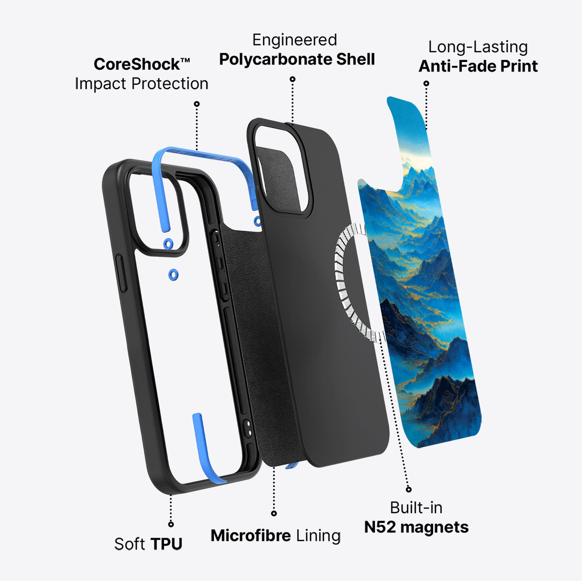 Ethereal Dawn - iPhone 13 Pro Case #case type_core (magsafe)