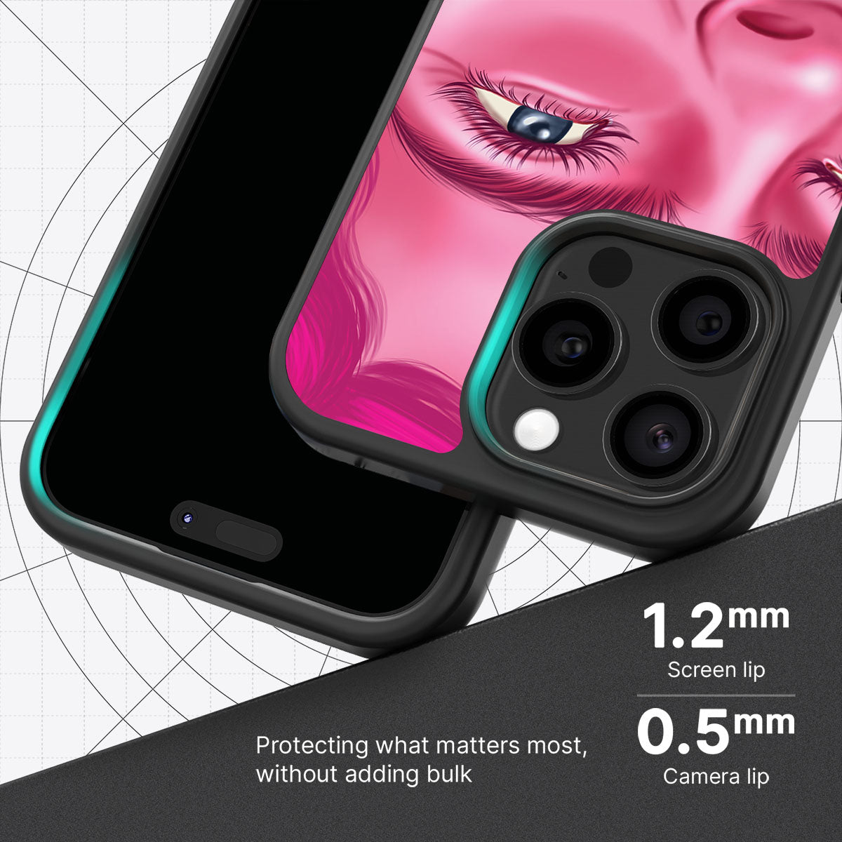 Pink Rage - iPhone 13 Pro Case #case type_core (magsafe), #case type_core (non magsafe)