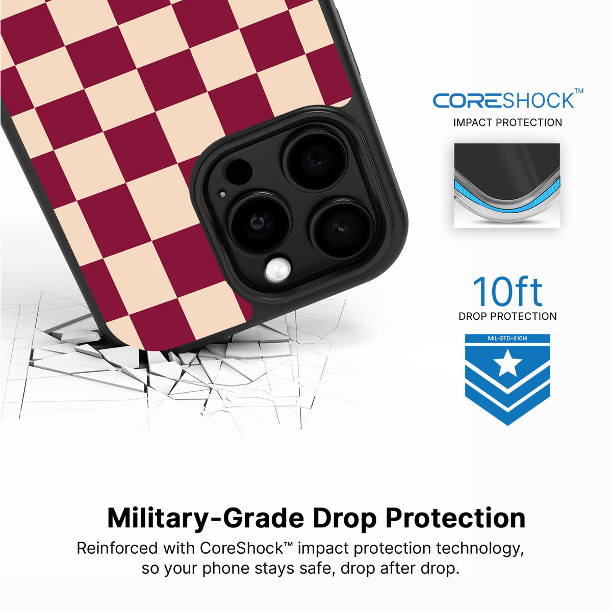 Rouge Board - iPhone 13 Pro Case