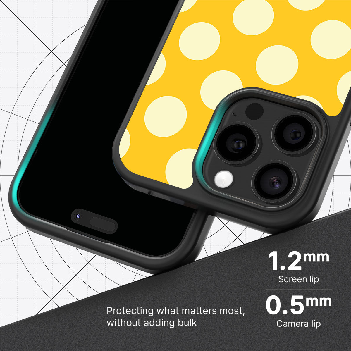 Sunny Dots slim iPhone 13 Pro phone case