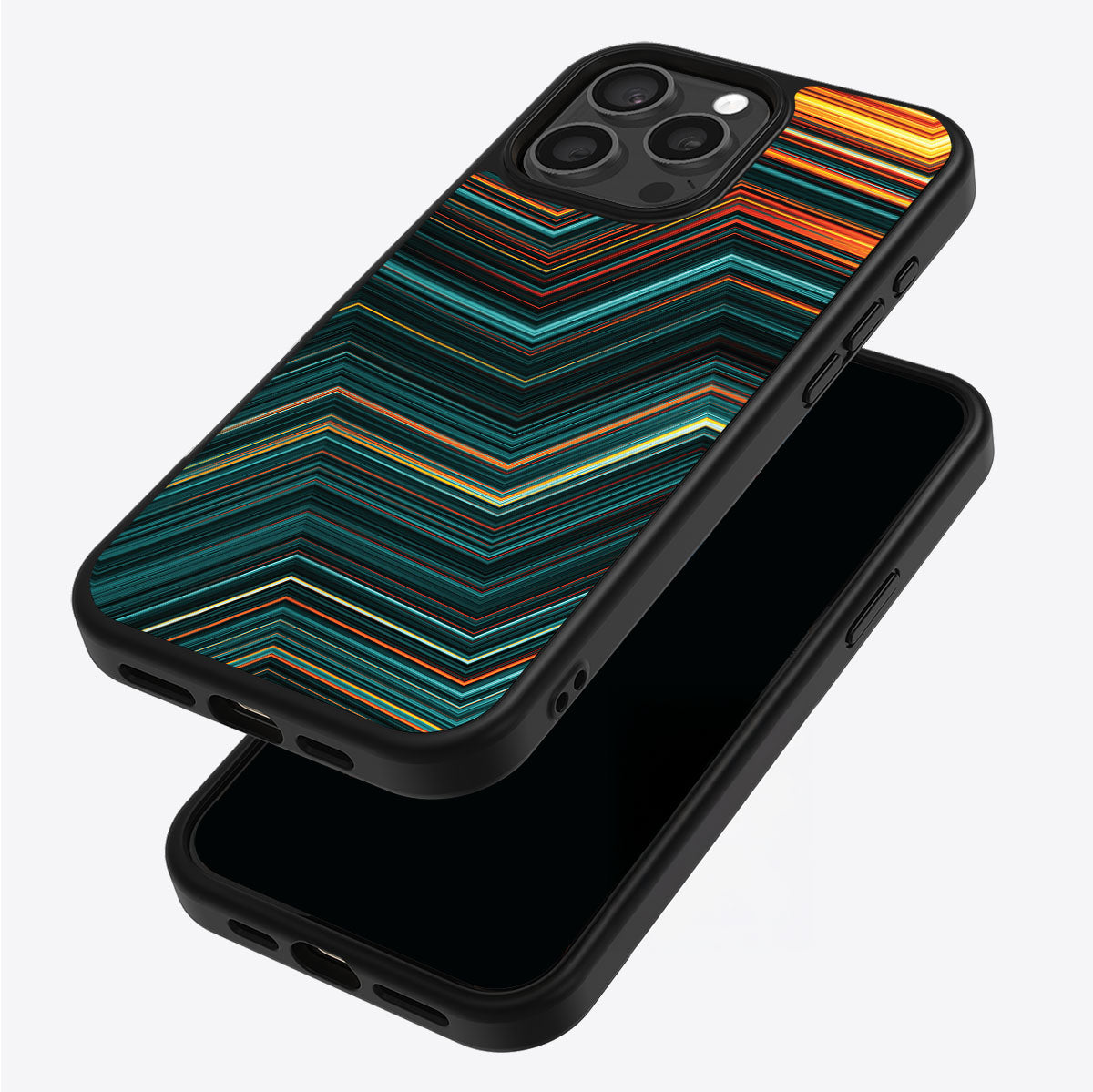 Techno Waves - iPhone 13 Pro Case #case type_core (magsafe), #case type_core (non magsafe)
