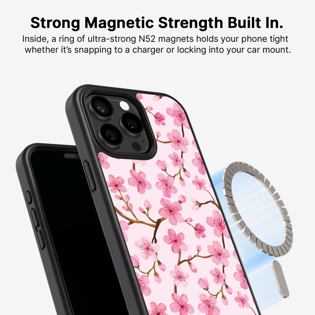 Cherry Blossom - iPhone 13 Pro Max Case #case type_core (magsafe)