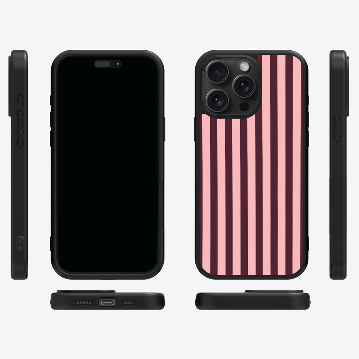 Claret Awning iPhone 13 Pro Max case cover – multi-angle view