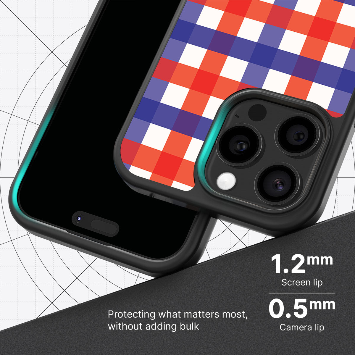 Heritage Checks - iPhone 13 Pro Max Case #case type_core (magsafe), #case type_core (non magsafe)