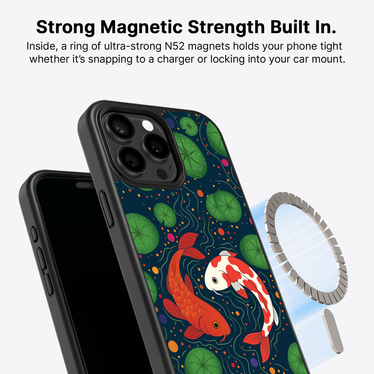 Koi Fish - iPhone 13 Pro Max Case, #case type_core (magsafe)