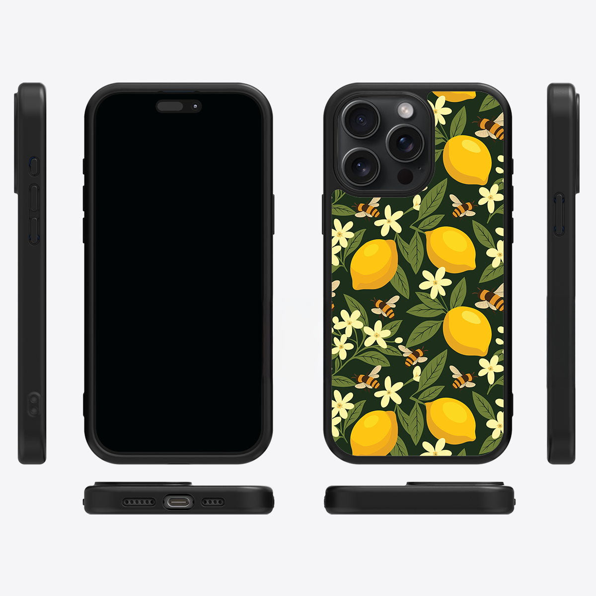 Lemon and Bees - iPhone 13 Pro Max Case #case type_core (magsafe), #case type_core (non magsafe)