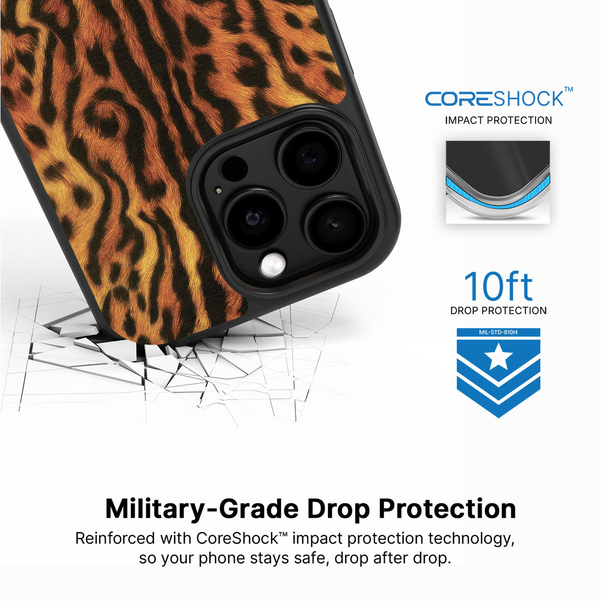 Leopard Trail - iPhone 13 Pro Max Case #case type_core (magsafe), #case type_core (non magsafe)