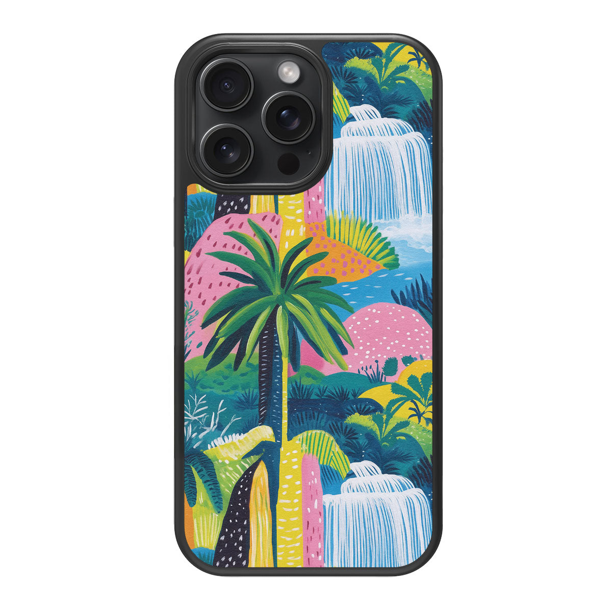 Lively Amazon design back view – iPhone 13 Pro Max case