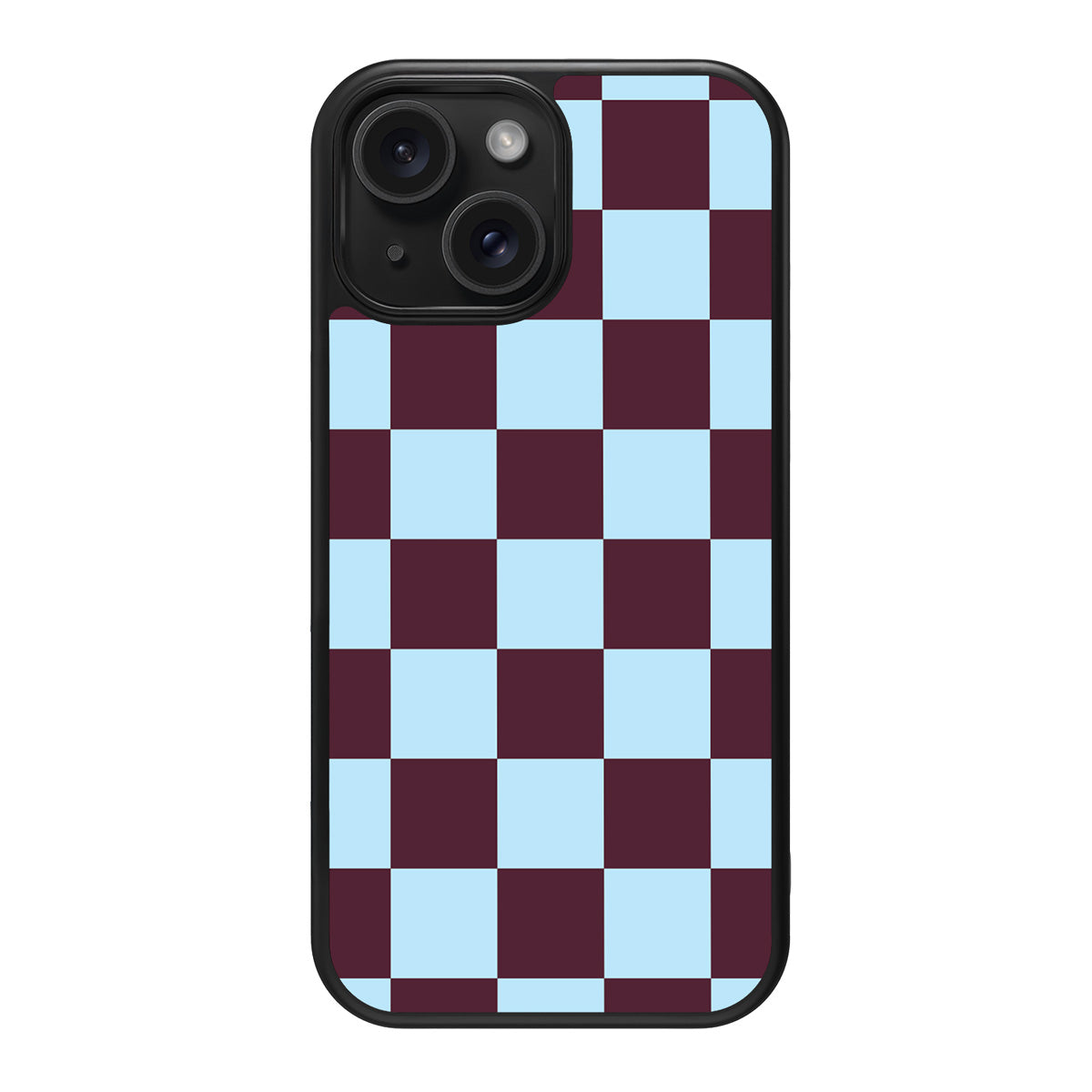 Cabernet Tile design back view – iPhone 14 case