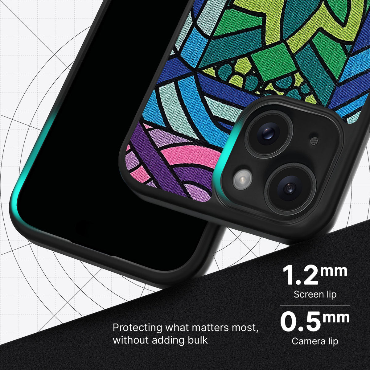 Green Flame - iPhone 14 Case #case type_core (magsafe), #case type_core (non magsafe)