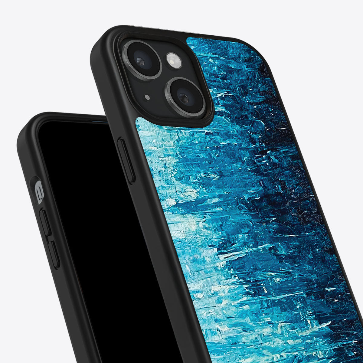 Indigo Impasto - iPhone 14 Case #case type_core (non magsafe)