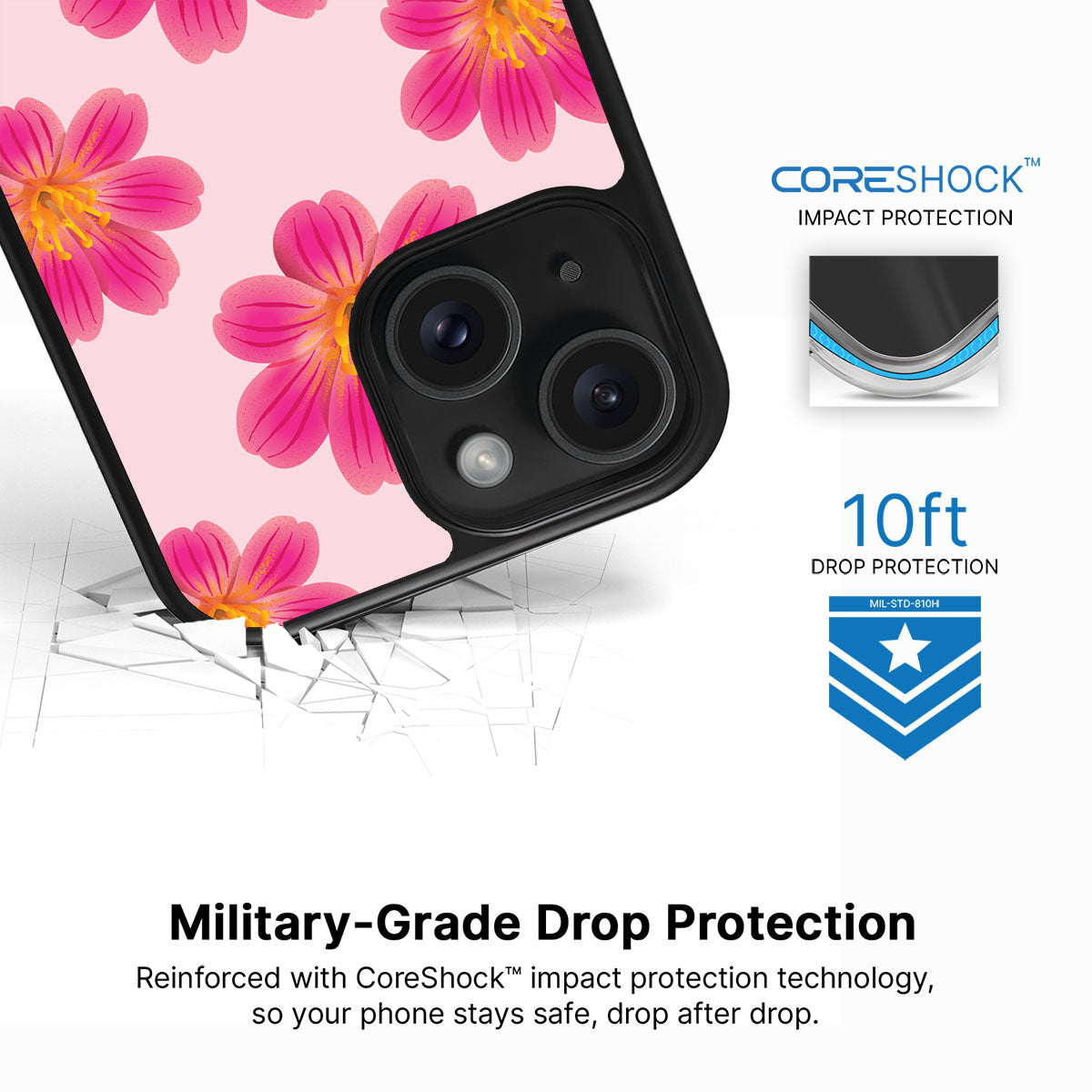 Lewisia Cotyledon - iPhone 14 Case #case type_core (magsafe), #case type_core (non magsafe)