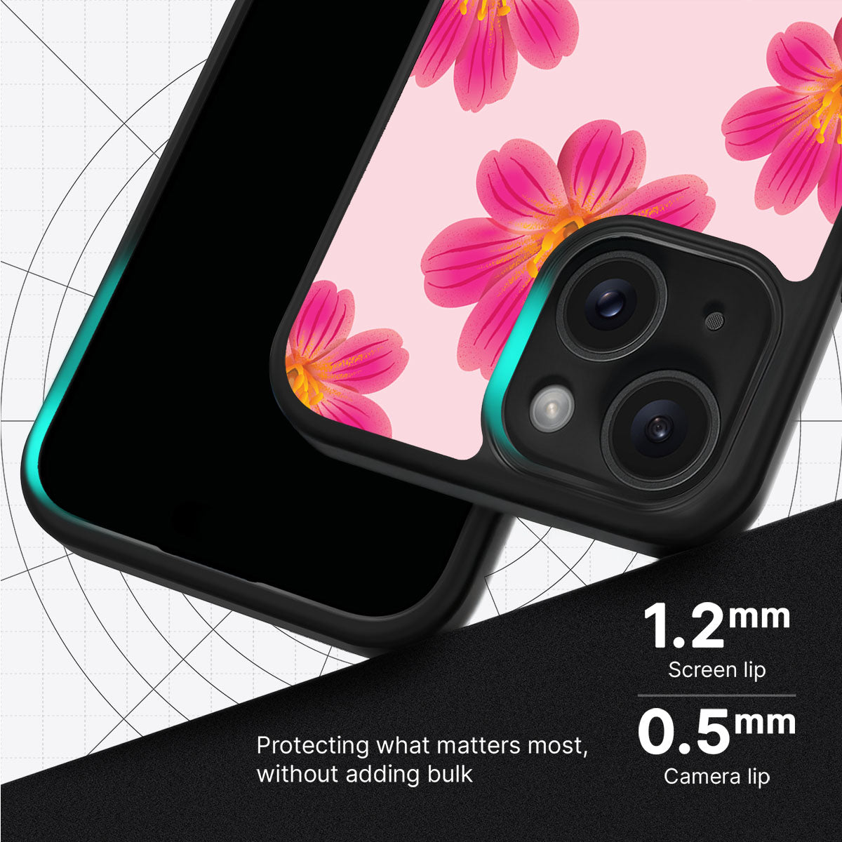 Lewisia Cotyledon - iPhone 14 Case #case type_core (magsafe), #case type_core (non magsafe)