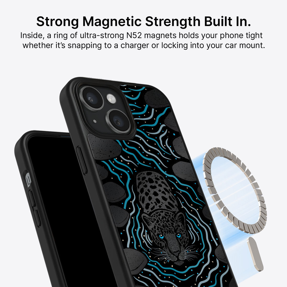 Midnight Panther - iPhone 14 Case, #case type_core (magsafe)