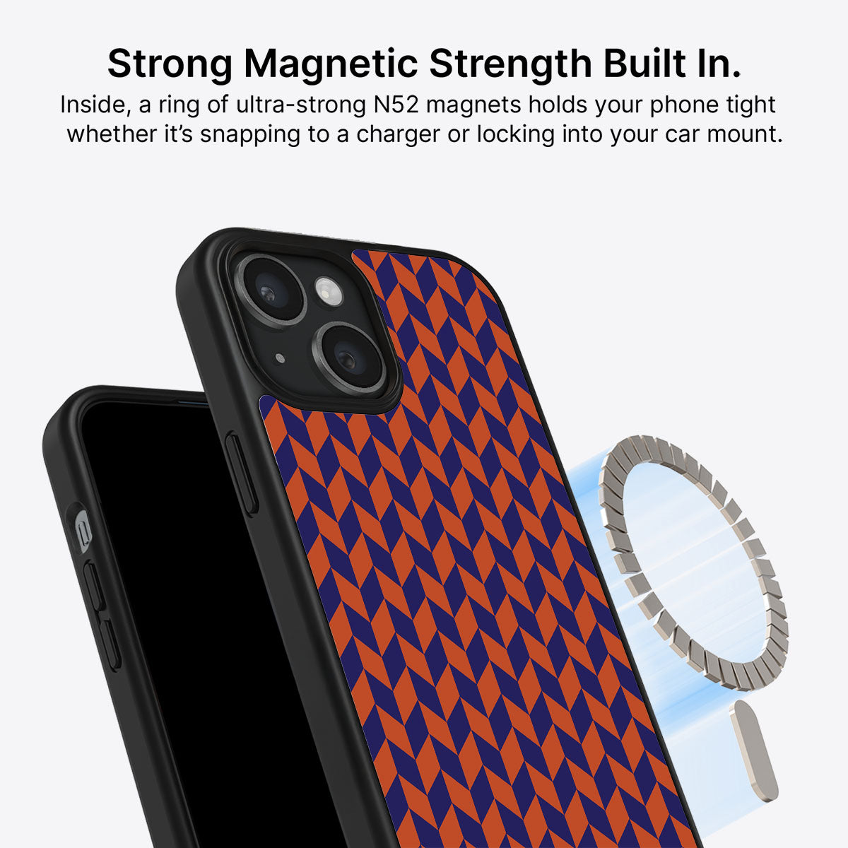 Twilight Chevron - iPhone 14 Case #case type_core (magsafe)