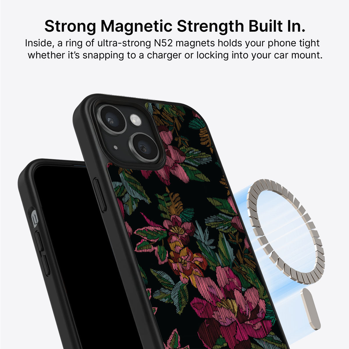 Woven Blooms - iPhone 14 Case #case type_core (magsafe)