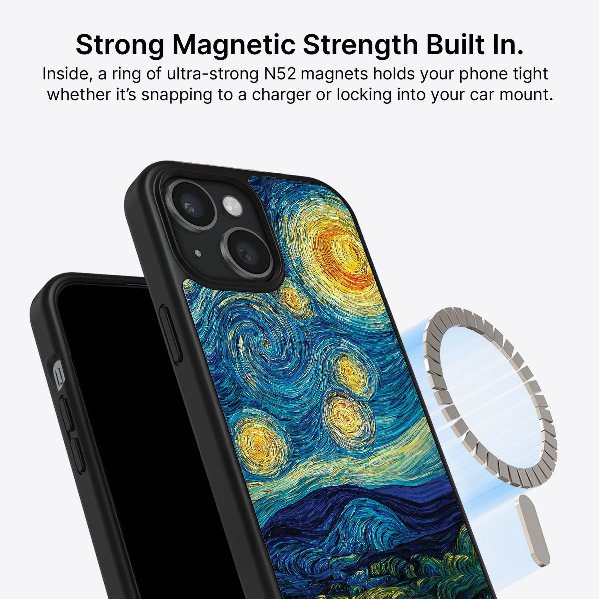 iPhone 14 Plus MagSafe case – Astral Waves design
