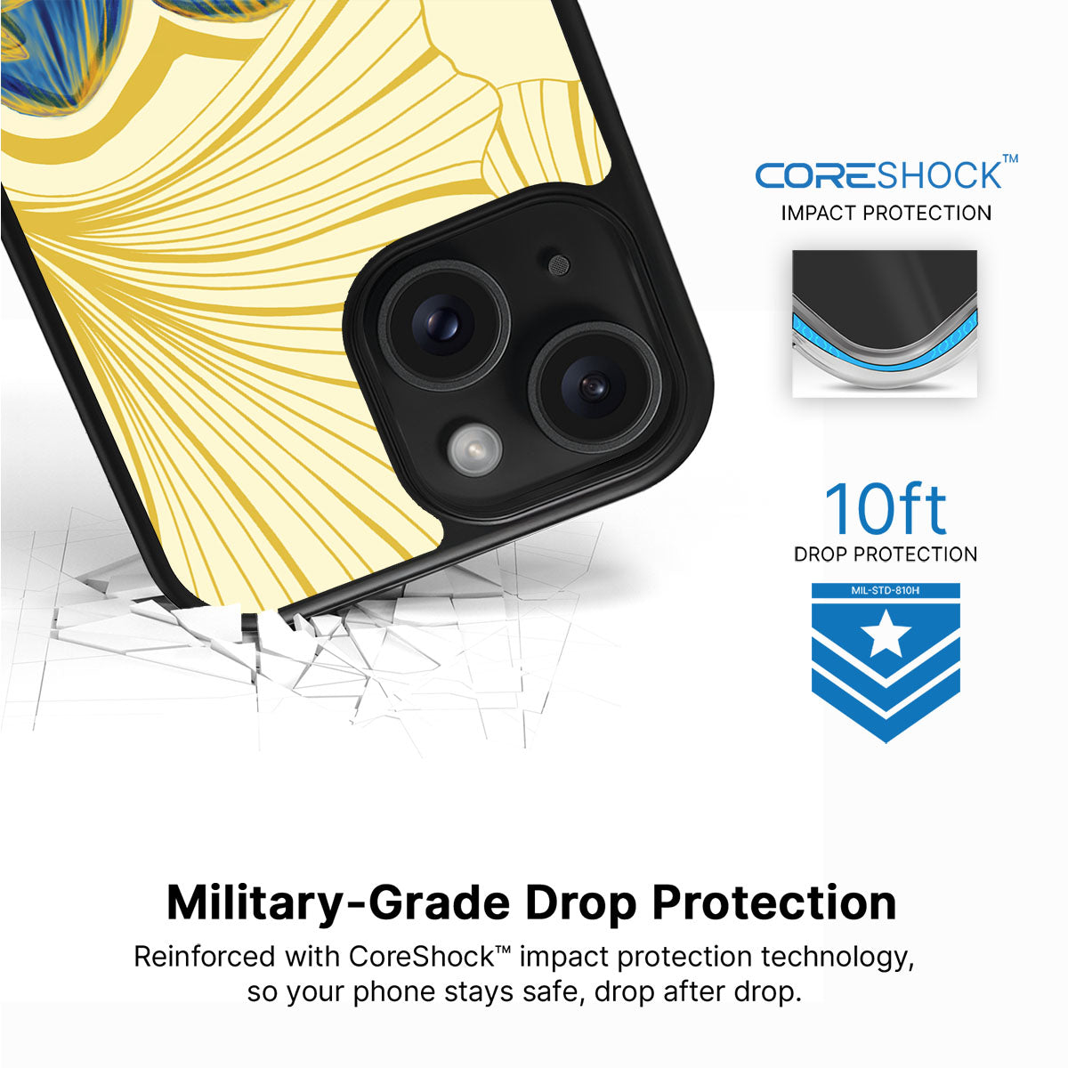 Blue Lotus - iPhone 14 Plus Case #case type_core (magsafe), #case type_core (non magsafe)