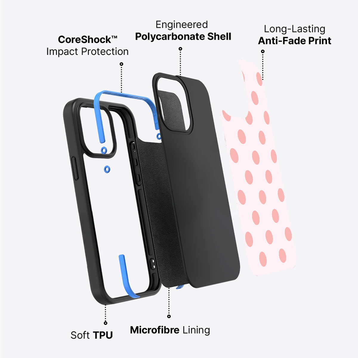 Blush Pearl - iPhone 14 Plus Case #case type_core (non magsafe)