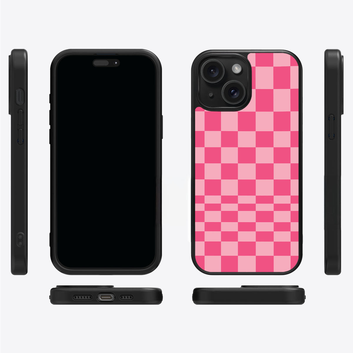 Candy Check iPhone 14 Plus case cover – multi-angle view